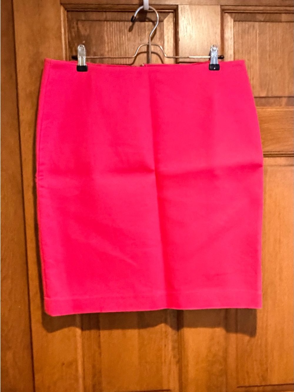 Talbots Bright Pink Fitted Pencil Skirt